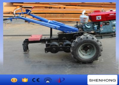 China 15HP Tower Erection Tools Double Capstan Hand Tractor Winch For Cable Pulling for sale