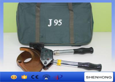 Chine Le câble de coupeurs de boulon de coupeur de câble de rochet usine J95 pour le câble blindé de Cu/Al à vendre