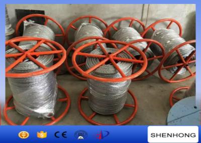 China 300KN que quebra a corda de fio anti-torção da carga, corda de fio de aço galvanizada do mergulho quente à venda