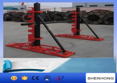 China 1900MM Width 10T Cable Drum Jacks Durable Hydraulic Reel Elevators for sale