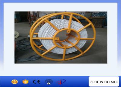 China Obenliegende Linien Turm-Aufrichtung bearbeitet Versuchsdoppeltes NylonBruchlast des Borten-Seil-20mm des Durchmesser-75KN zu verkaufen