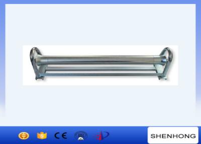 China Galvanized Cable Pulling Pulley Draw Off Roller With Aluminium Roller Body Length 900 mm for sale