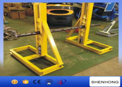 China Heavy Duty Cable Drum Stand , 10 Tonne Hydraulic Cable Drum Jack Dia. 3200mm for sale