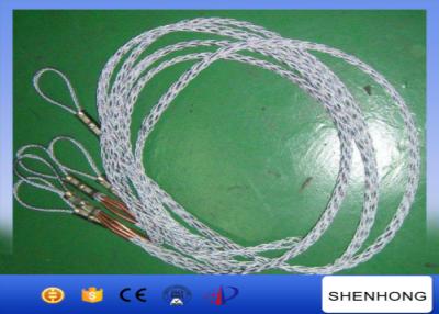China 10KN Working Load Wire Mesh Grip Cable Socks 2 Meter Long For OPGW 10-25 mm for sale
