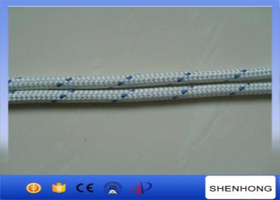 China Nylon OPGW Hotline Installation Cable Pulling Rope 20mm Diameter Double Braided for sale