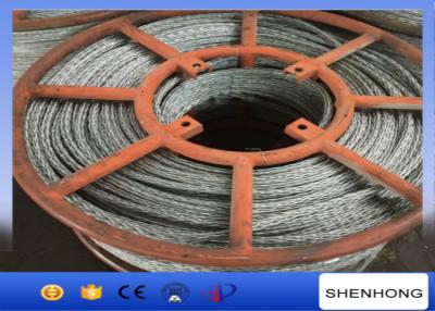 China 15mm Hexagon Galvanized Steel Wire Rope 12 Strands Anti Twisting for sale