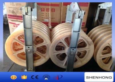 China Large Diameter Bundled Conductor Cable Pulling Pulley Nylon Wheel For Lifting for sale