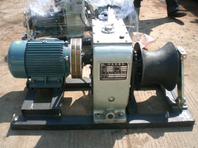 China 5 Ton Cable Winch Puller Electric Engine 220V / 380V / 4KW Cable Pulling Winch Machine for sale
