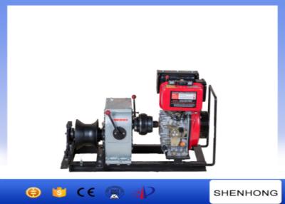 China 3 Ton Air Cooled Diesel Cable Winch With Shaft Driven Low Noise for sale