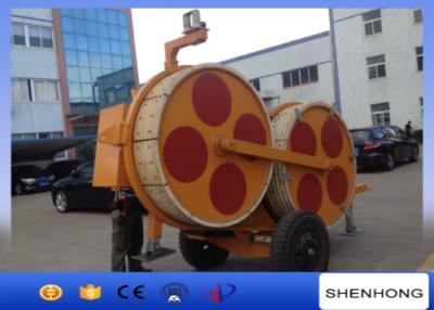 China 40KN Capacity Stringing Equipment / Hydraulic Tensioner With 5 Grooves SA-YQZ40 for sale