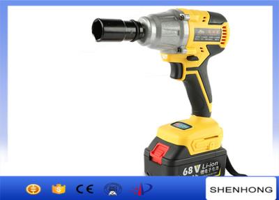 China Powerful electric torque impact wrench , rechargeable electric wrench for sale