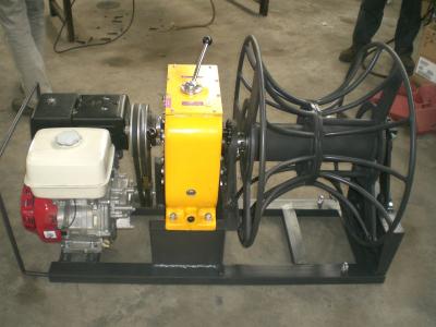 China Honda gasoline engine winch with cable reel drum rewinding line replacing cable for sale