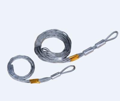 China Accione el calcetín de la malla del cable de las herramientas 10KN de la construcción para la malla de alambre del acero de OPGW en venta