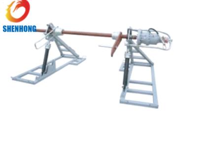 China SIPZ Underground Cable Installation Tools 5 tons Integrated Reel Stand With Disc Tension Brake SIPZ5A for sale