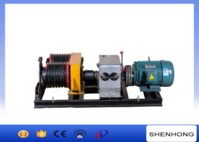 China 50KN Double Drum Electric Power Cable Pulling Tools Winch With 6 Groove for sale