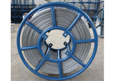 Chine 12 fils Antitwisting ont galvanisé le câble métallique hexagonal pour étendre et ficeler des conducteurs et des câbles à vendre
