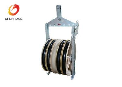 China Stringing Large Diameter Rope Pulley As Tesmec 916mm Wire Stringing Blocks for sale