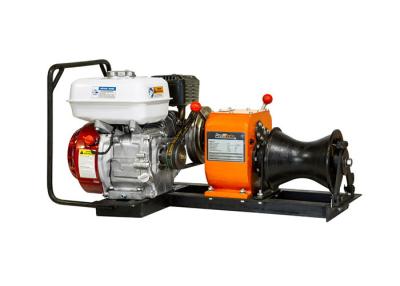 China 800kg Gas Power Capstan Winch Honda Gx160 1760 Lbs 5.5hp Engine 2 Variable Speed for sale