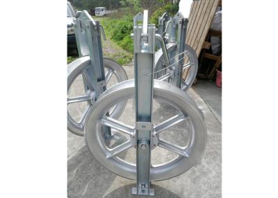 China 822mm Wheels Sheaves Bundled Cable Pulling Pulley Stringing Block for sale