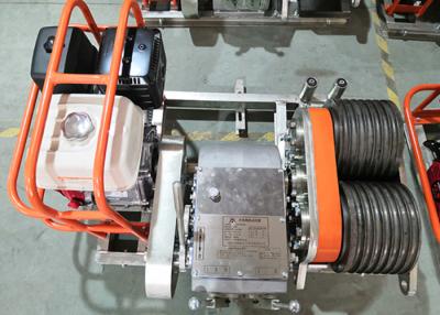China kabel-Abziehvorrichtungs-Handkurbel des Benzinmotor-5T Untertagemit einzelner Trommel-Winde zu verkaufen
