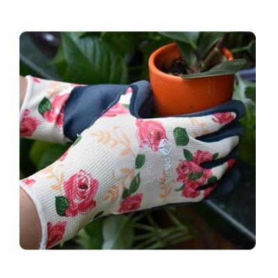 China Colored Nylon Spandex Liner With Sandy Latex Plam Coated XXL Industrial Gloves for sale