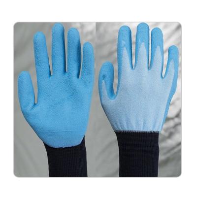 China Mechanics Polyester Liner With Colorful Latex Gloves For Small Hands for sale