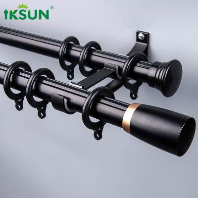 China 6.7m Anodizing Aluminium Curtain Pole Extra Long Extendable For Living Room for sale
