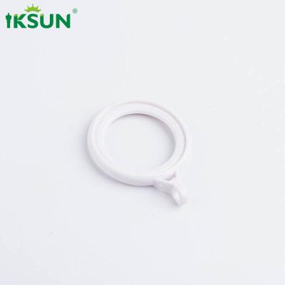 China Round Stable White Curtain Rod Rings For 28mm Curtain Rod Set for sale