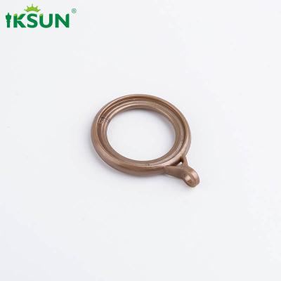 China Heavy Duty 35mm Curtain Rings , Drapery Rod Rings Dark Gold Color for sale