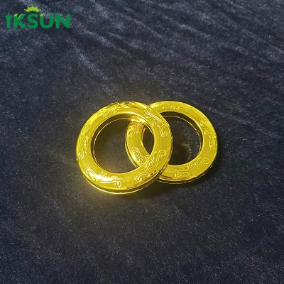 China Decorative Plastic Curtain Rod Rings , Drapery Hardware Rings For 28mm Pole for sale