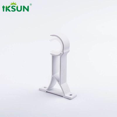 China Metal Alloy Curtain Mounting Bracket , Curtain Pole Holder With Anodized Painting for sale