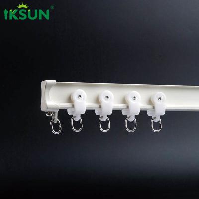China Noise Free Double Curved Curtain Track Aluminium Alloy 6063 Material for sale