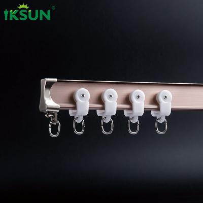 China Hidden Anodized Curved Curtain Track Ceiling Mount Multifunctional for sale