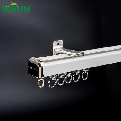 China Durable Extendable Curtain Track System Wall Mount 5.8m Length for sale