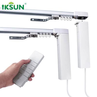China Remote Control Motorised Curtain Track System Wall Ceiling Mount 1.3mm Thickness for sale