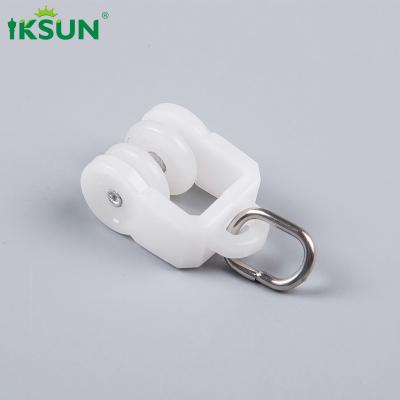 China Bendable Curtain Track Runner Wheeled PP Material Silent Smooth for sale