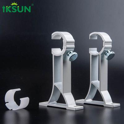 China 2.5mm Thickness Curtain Rod Brackets With Electrophoresis Anodized Treatment for sale