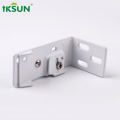 China 2.5mm Metal Curtain Track Brackets Wall Mount Painting Treatment for sale