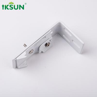China Iron Curtain Track Support Brackets , Heavy Duty Curtain Rail Brackets 52mm Height for sale