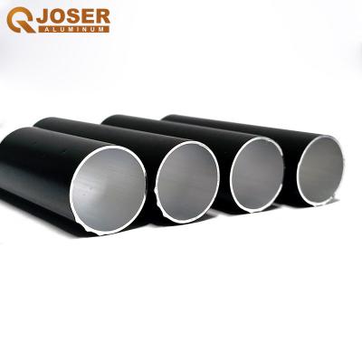 中国 55mm Anodized Oxidation Aluminum Extrusion CNC For Rolling Curtains Tubes 販売のため