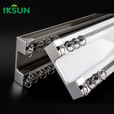 Chine White Aluminium Curtain Track For Two Layer Curtain 5.8-6.7m à vendre