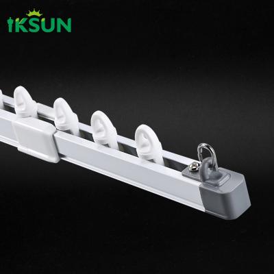 China Stretched Extendable Telescopic Curtain Track Rail 1.1m Length for sale