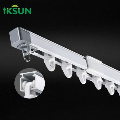 Cina 28''-55'' No Measuring Extendable Hanging Track Expansion Adjustable Curtain Rail in vendita