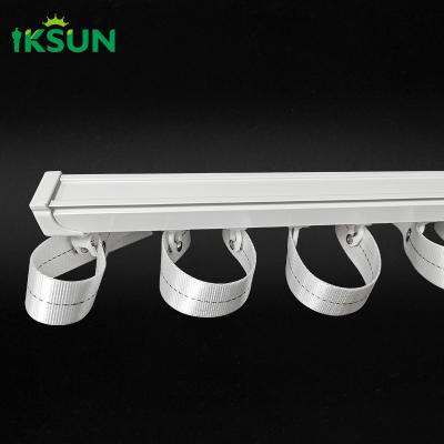 China 5.8m Length S Fold Curtain Rail Aluminium S Wave Fold Curtain Track Te koop