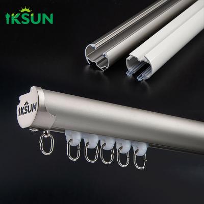 China Anodizing Profile Window Curtain Track Custom Track Extruded Aluminium Curtain Poles for sale