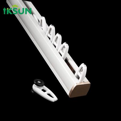China Double Track Ceiling Curtain Rail Aluminum Profile Extrusion Rail For Home Decoration Te koop
