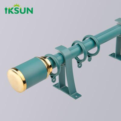 China Metal Aluminium Window Curtain Rod Accessories Poles Shower Curtain Rod For Windows for sale