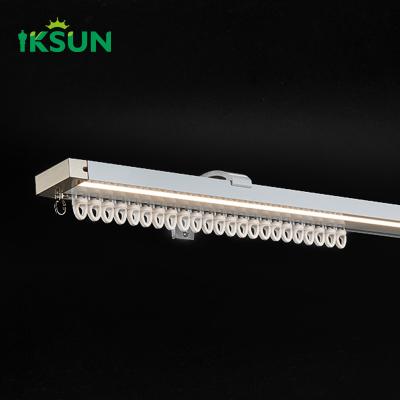 China  Contemporary Aluminium LED Curtain  Track  Hanging Recessed Curtain Rail Lighting For Home Or Office for sale
