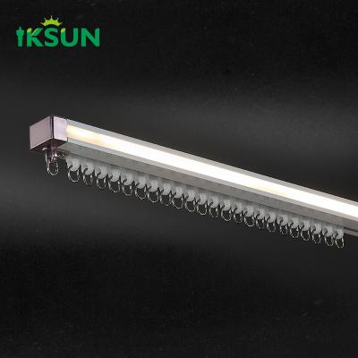 China  Wholesale   Light  Led Curtain Track  Ceiling Or Wall Mount  Strip Lights Track Rail en venta