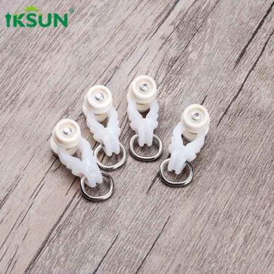 China ABS Plastic Curtain Track Runner Noise Free Wall Mount Middle Size for sale